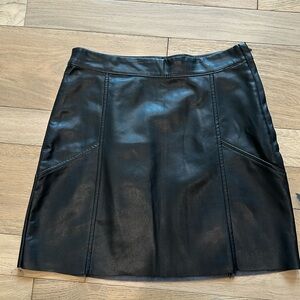 H&M vegan leather skirt size 10